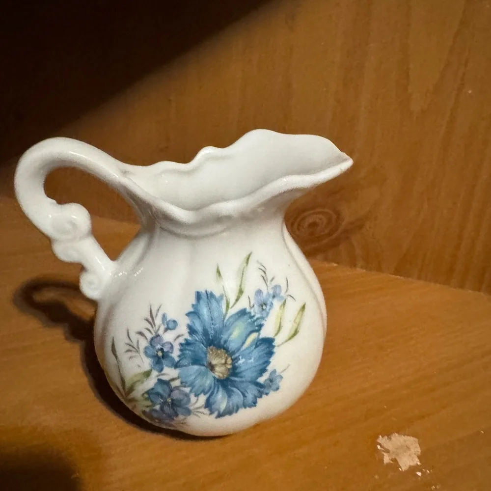 Floral mini Ceramic Pitcher
